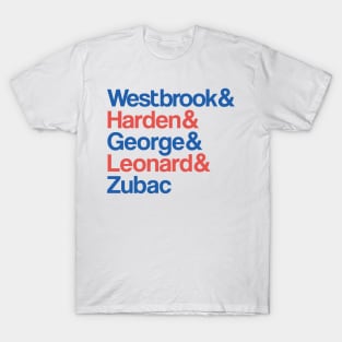Clippers Court Playoffs Crew: LA Starting Five Tribute Tee T-Shirt